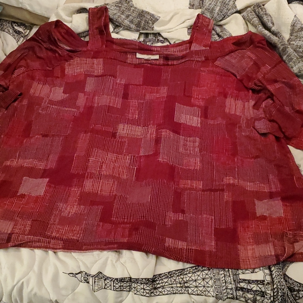 Woman Within Cold Shoulder Tunic